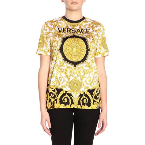 t shirt versace sale|farfetch versace shirts.